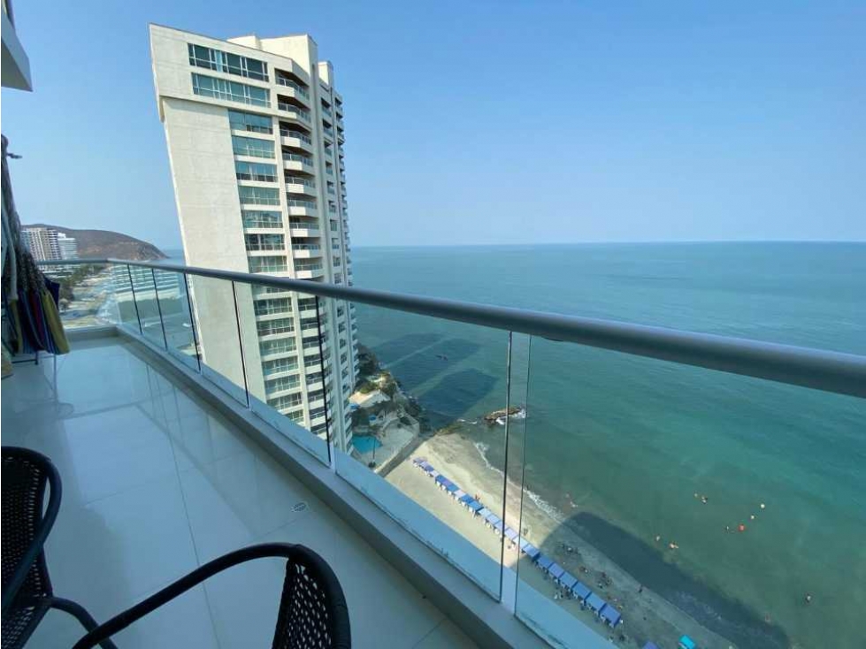 Apartamento en primera línea de mar Playa salguero — foto 2