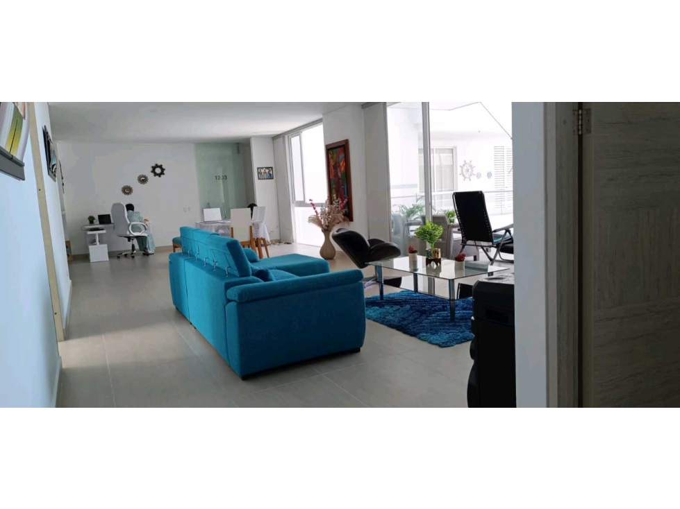 Apartamento con vista frontal al mar Pozos Colorados en Santa Marta — foto 4