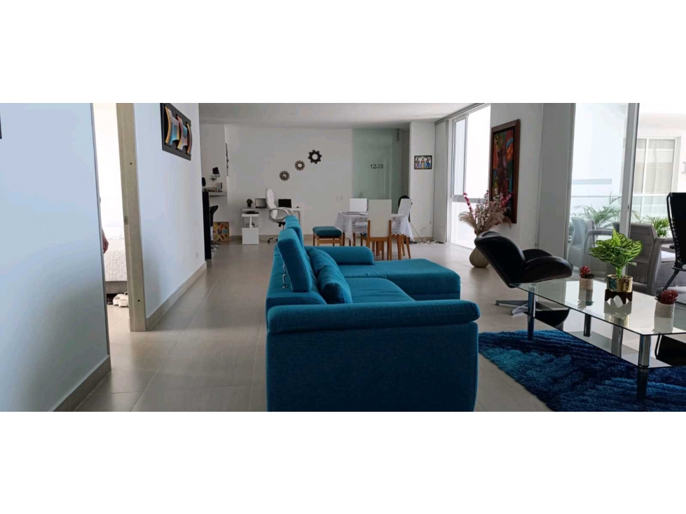 Apartamento con vista frontal al mar Pozos Colorados en Santa Marta — foto 6