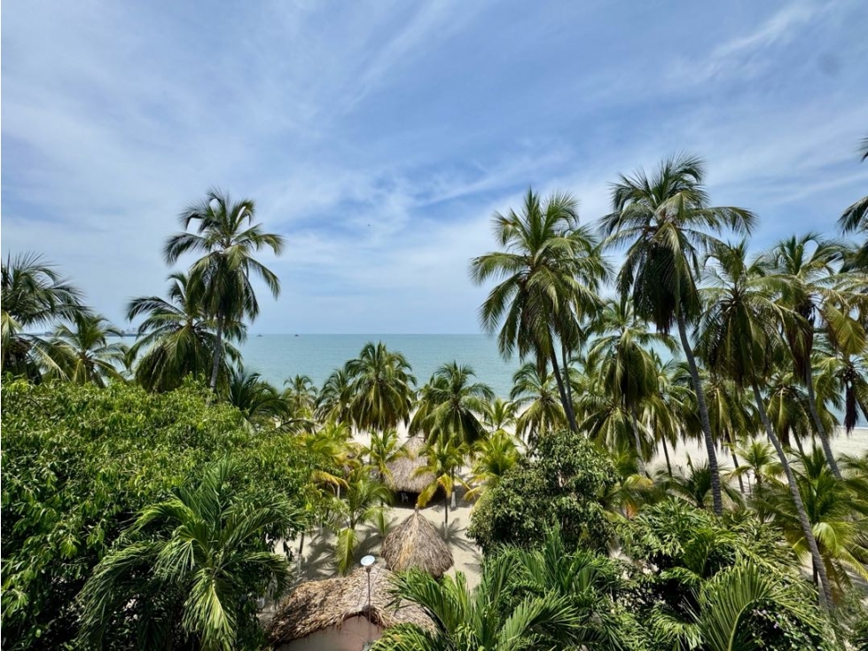 Apartamento con vista frontal al mar en Santa Marta