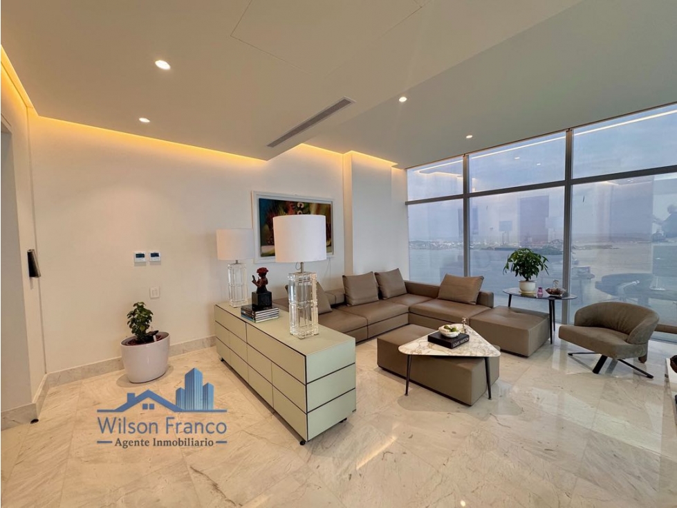 Apartamento de Lujo en Venta, Bocagrande Vista a la Bahía De Cartagena