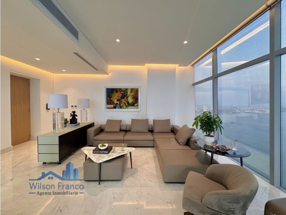 Apartamento de Lujo en Venta, Bocagrande Vista a la Bahía De Cartagena — foto 3