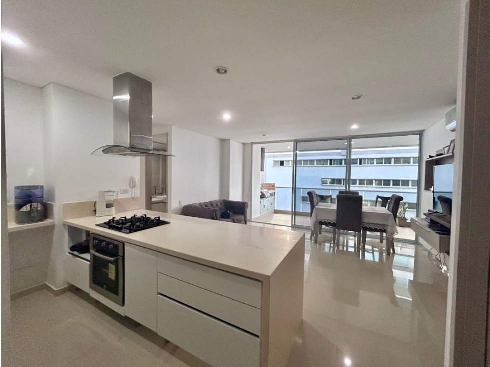 Apartamento de tres alcobas en venta.Edificio Porto Bahia- Cabrero — foto 4