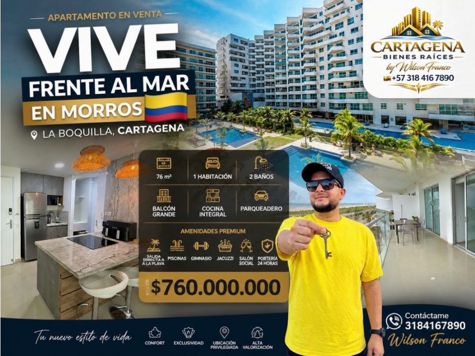 Apartamento Disponible en Venta, Morros, La Boquilla, Cartagena