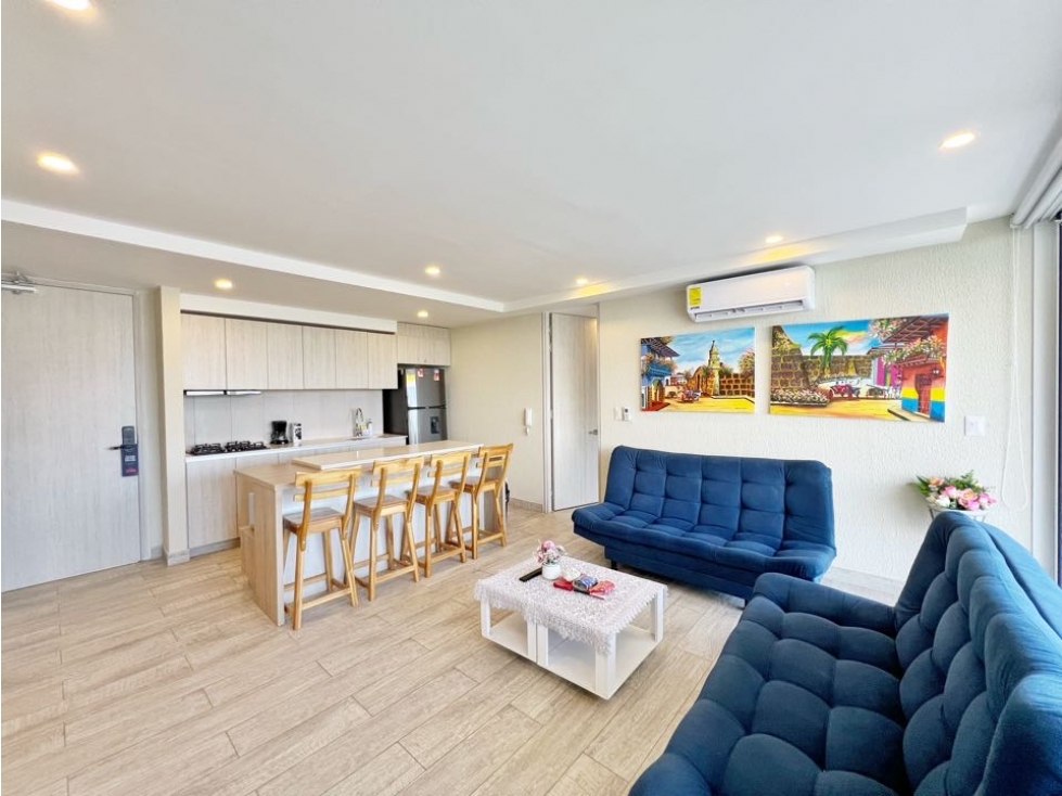 Apartamento dos habitaciones Edificio Dominique Cielo mar, Cartagena