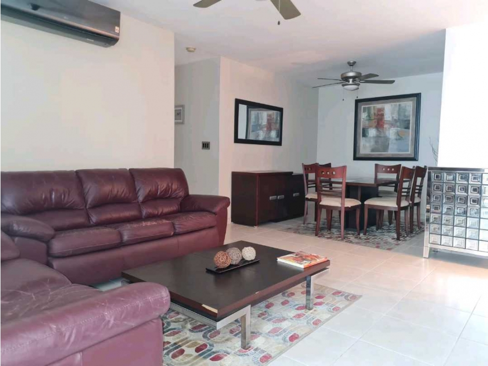 APARTAMENTO EN ALQUILER EN EL CANGREJO 3 REC+CBS FULL AMOBLADO