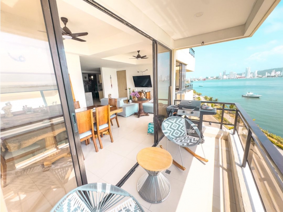 VENTA APARTAMENTO ED VALPARAISO EXCELENTE VISTA BOCAGRANDE, CARTAGENA — foto 6