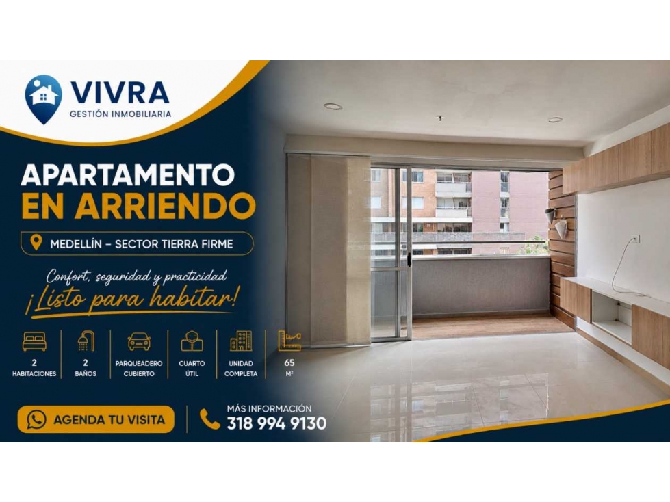 Apartamento en arriendo