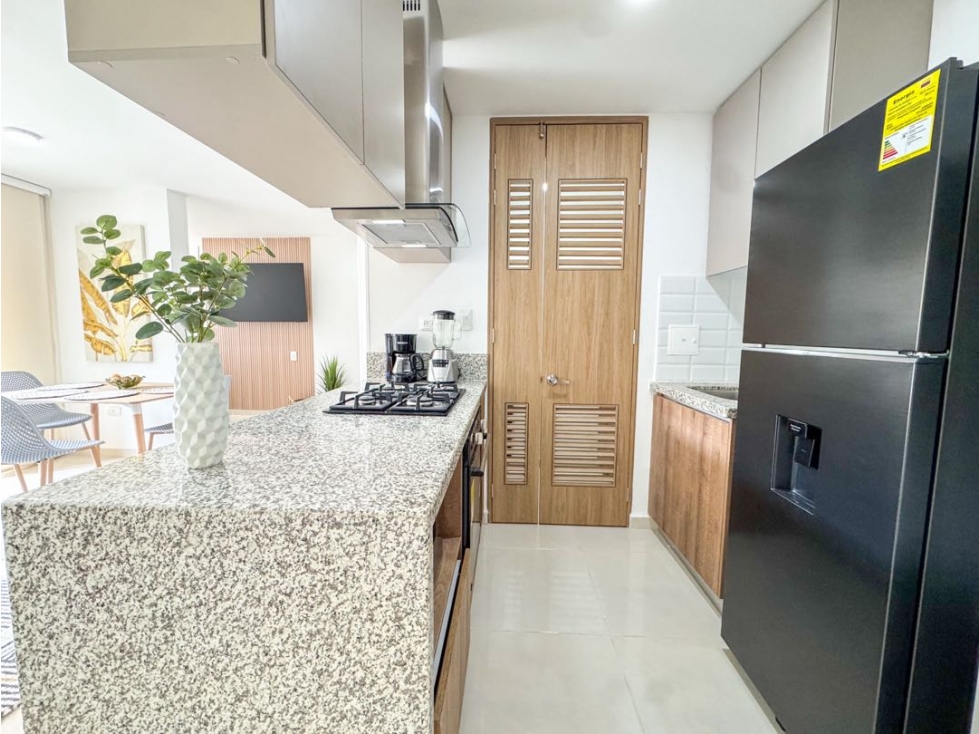 APARTAMENTO EN ARRIENDO CAÑAVERAL AMOBLADO COUNTRY LIVING — foto 4