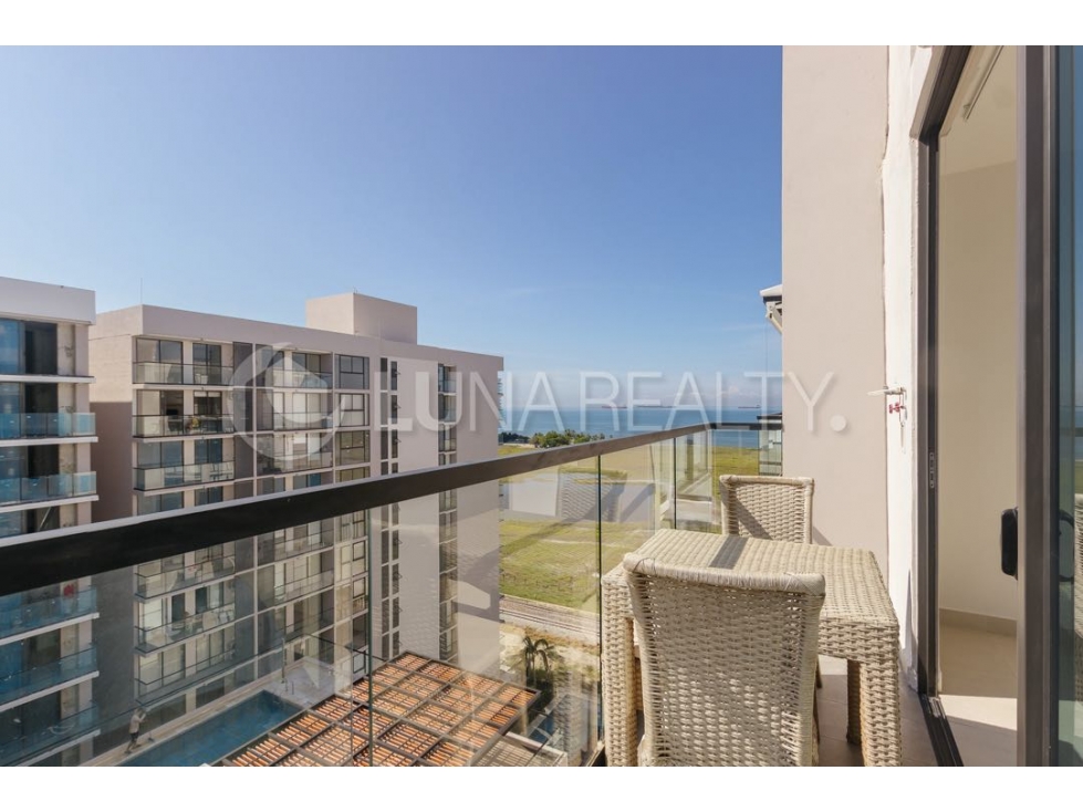 Apartamento En Arriendo Pozos Colorados Con Vista Al Mar