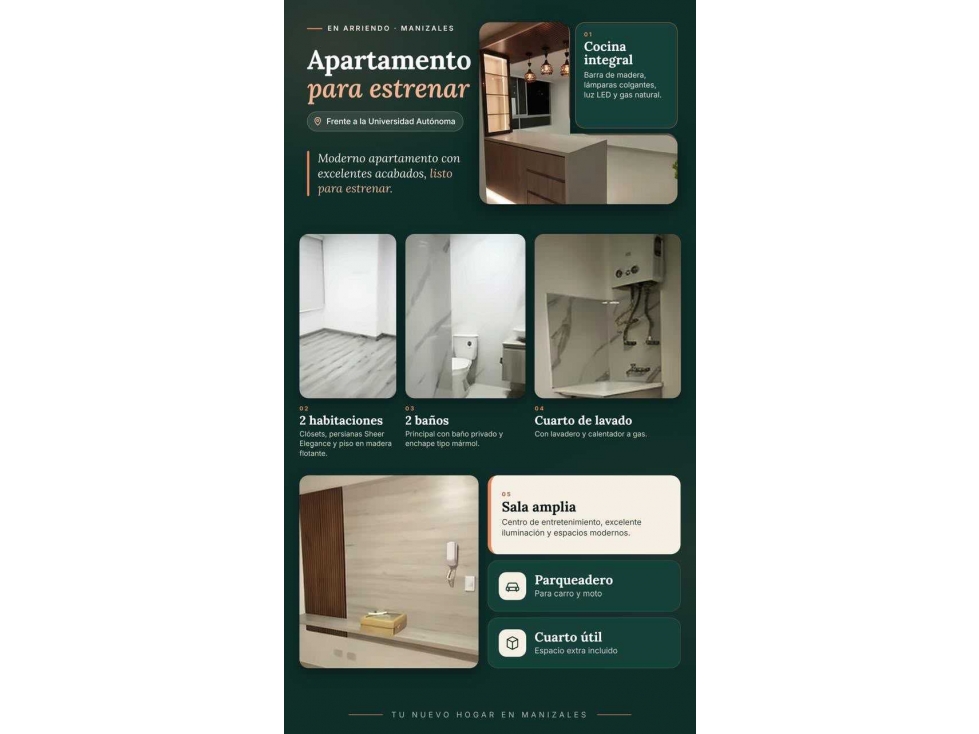 Apartamento en Arriendo sector Autónoma