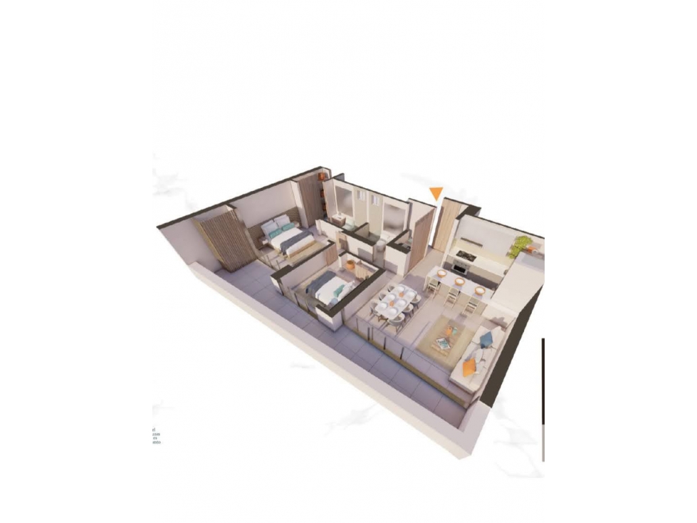 APARTAMENTO EN EXCLUSIVO SECTOR DE CABO TORTUGA -060 — foto 3