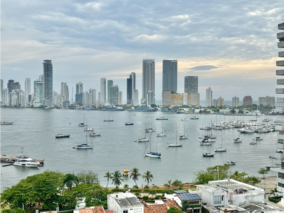 APARTAMENTO EN MANGA VISTA A LA BAHIA Y AL CENTRO HISTÓRICO, 3 ALCOBAS — foto 3
