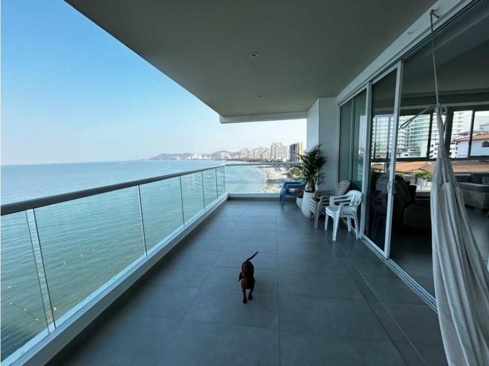 Apartamento Frontal en primera linea de playa de bello horizonte - 005 — foto 2