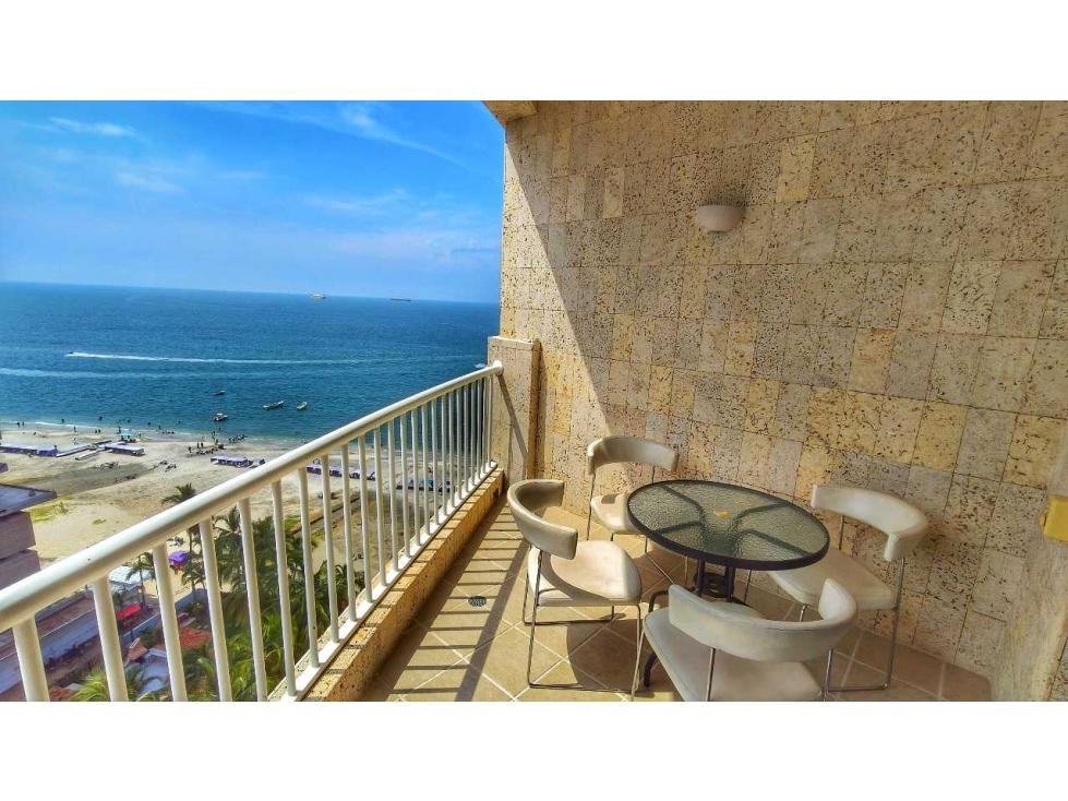 Apartamento en primera línea de playa bello Horizonte - 005