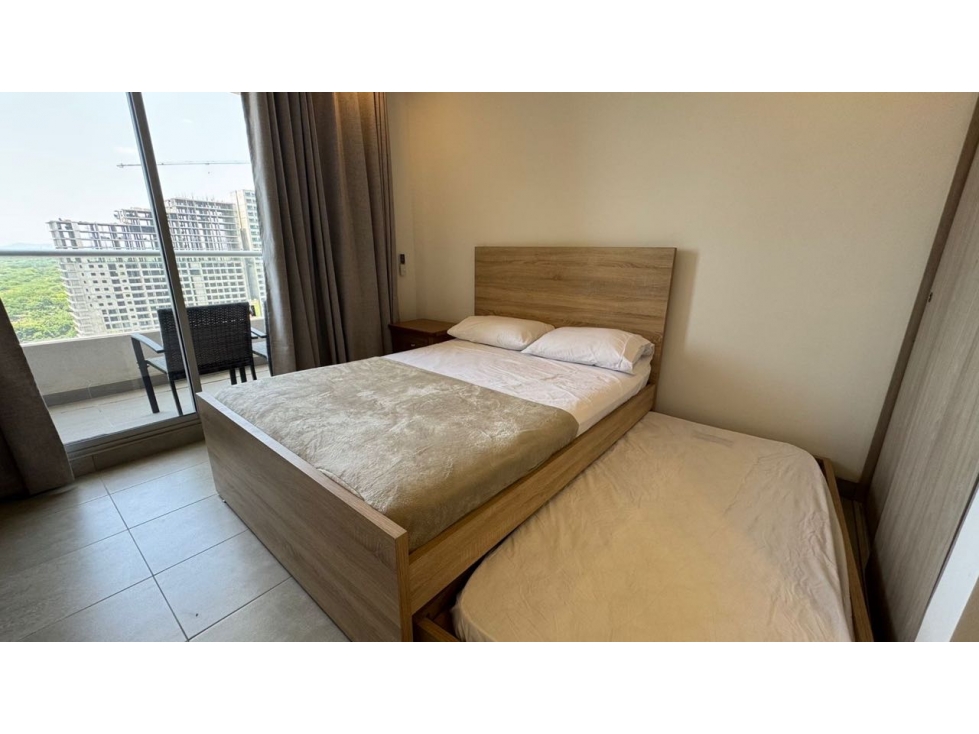 Apartamento en renta amoblado Piscinas+Playa - 2
