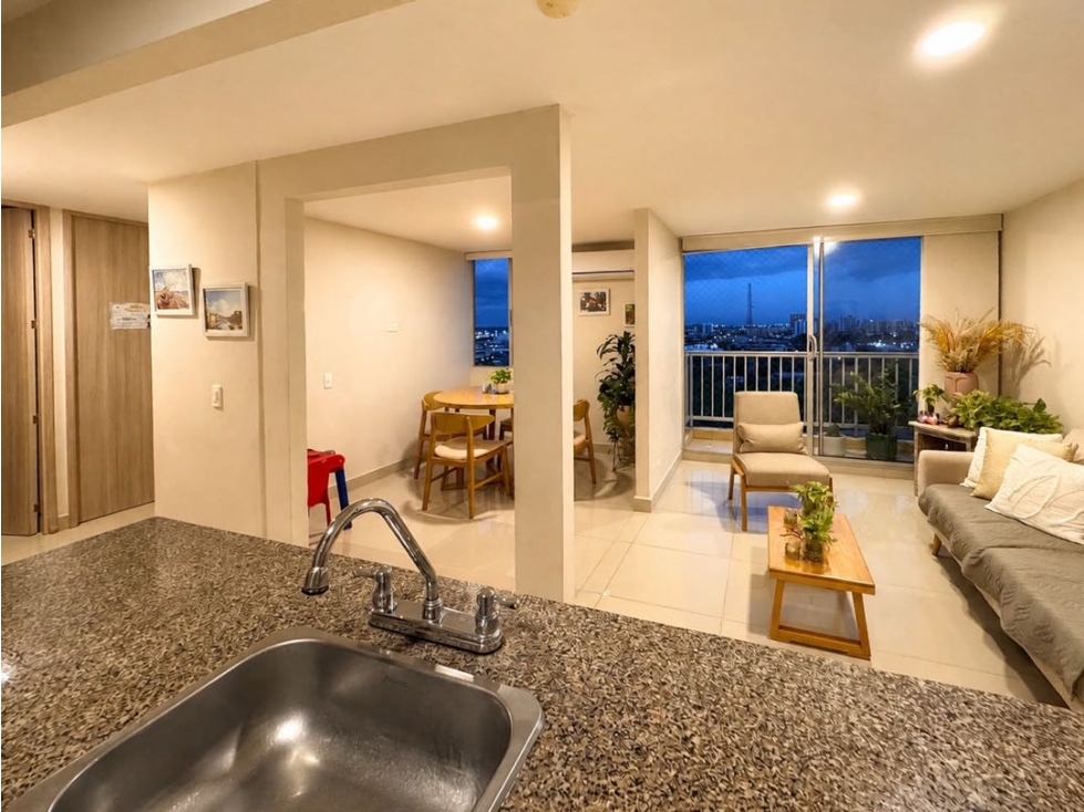 APARTAMENTO EN VENTA. 2 ALCOBAS. PARAISO. MALECON DEL RIO — foto 3