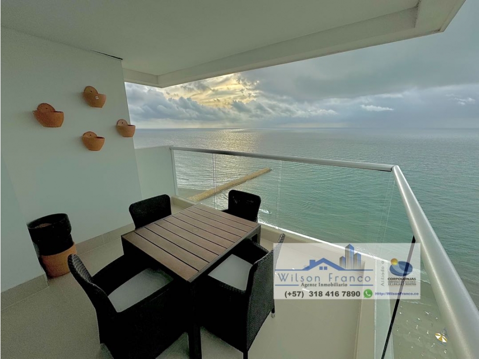 Apartamento EN VENTA, AMOBLADO, Palmetto, Bocagrande, Cartagena — foto 2