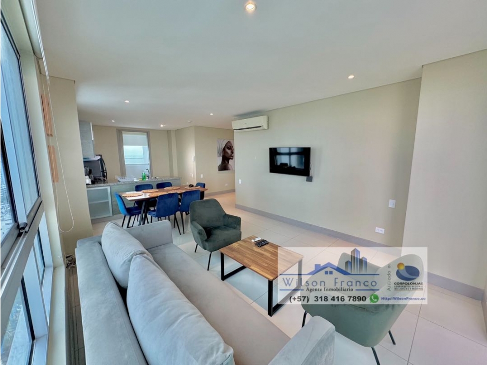 Apartamento EN VENTA, AMOBLADO, Palmetto, Bocagrande, Cartagena — foto 4