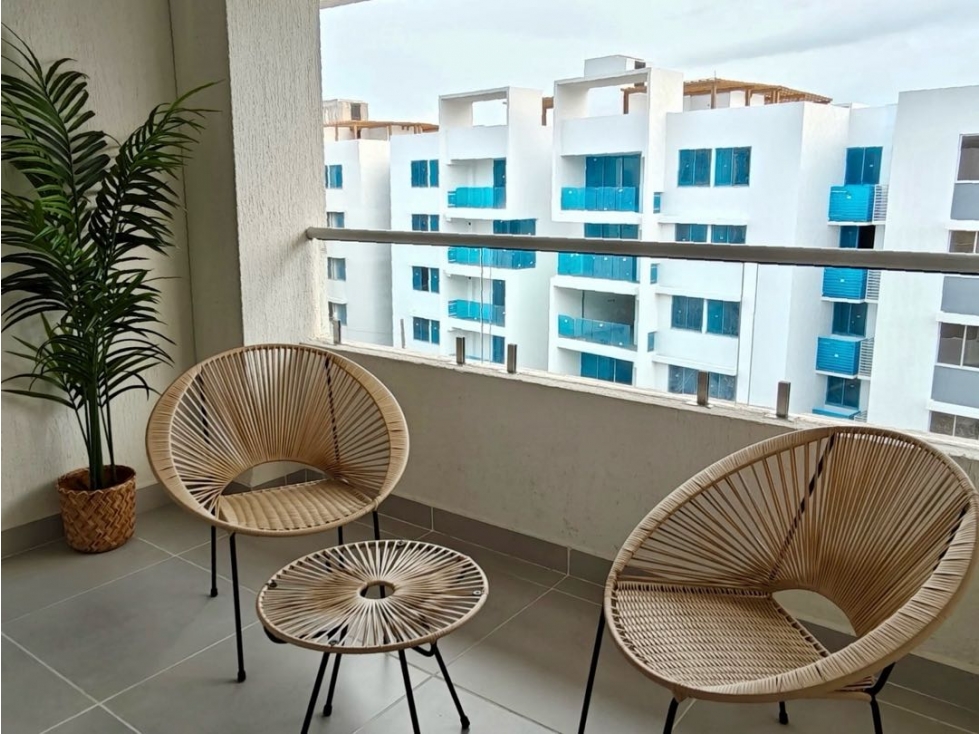 APARTAMENTO EN VENTA AMOBLADO USO TURÍSTICO INAWA - MANZANILLO DEL MAR