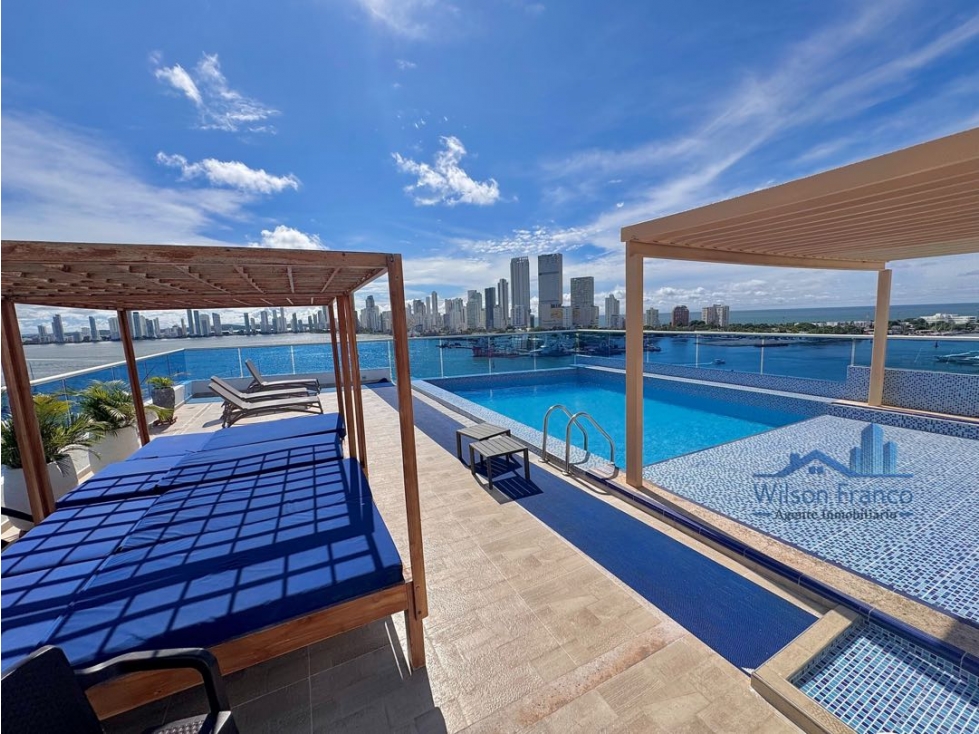 Apartamento En Venta Barrio Manga Frente A La Bahía De Cartagena