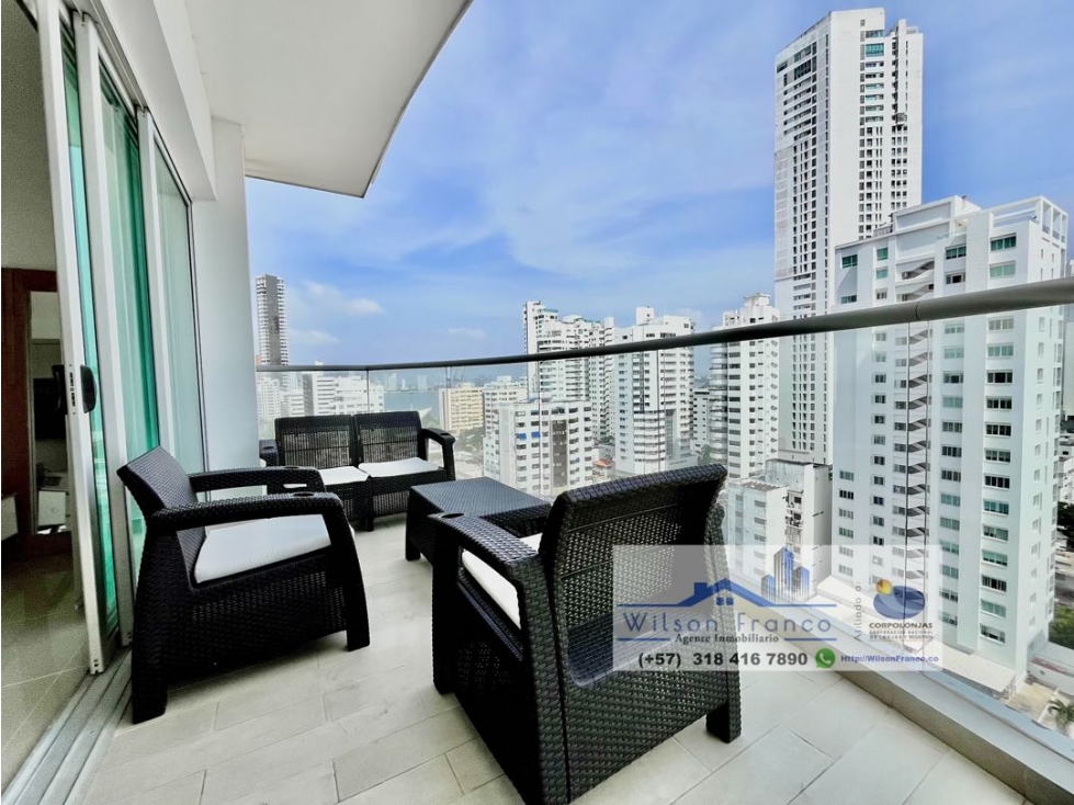Apartamento En Venta | Bocagrande | Edificio AQUARELA | Cartagena — foto 2