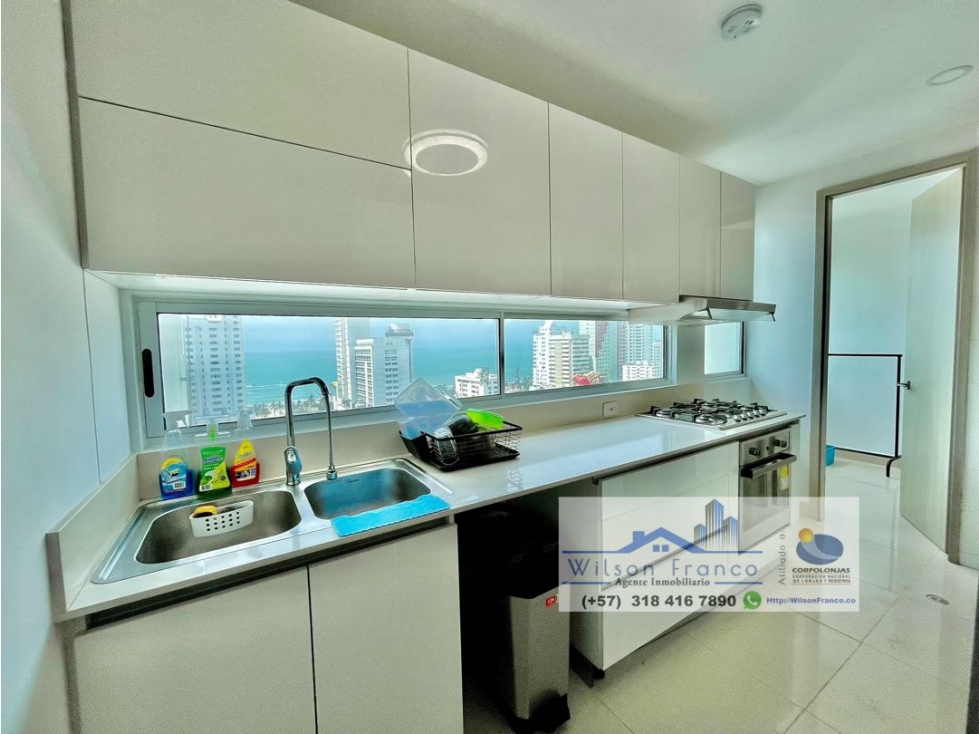 Apartamento En Venta | Bocagrande | Edificio AQUARELA | Cartagena — foto 4