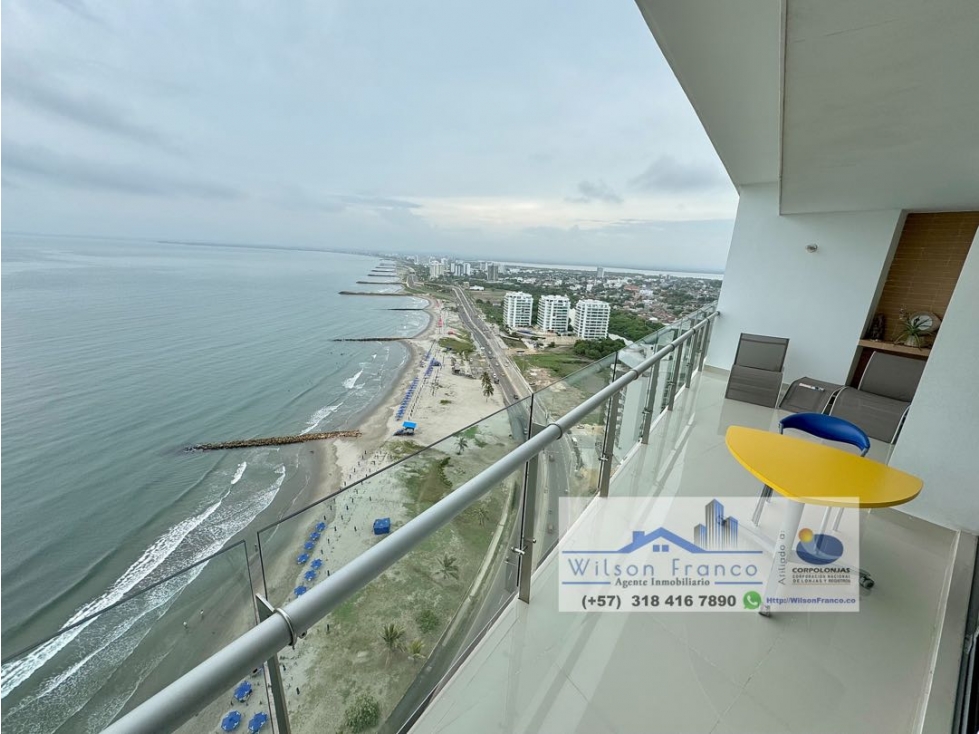 Apartamento en venta con Vista Al mar Marbella Cartagena