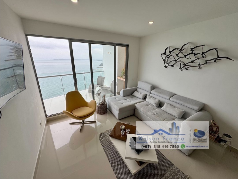 Apartamento en venta con Vista Al mar Marbella Cartagena — foto 3