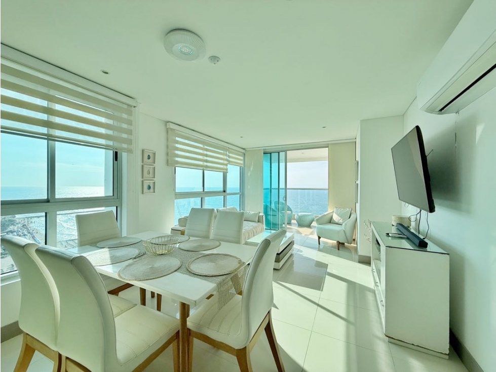 Apartamento en venta de 2 alcobas en palmetto beach en bocagrande — foto 3