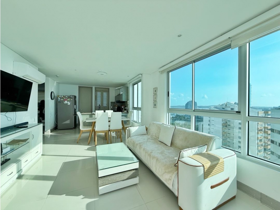 Apartamento en venta de 2 alcobas en palmetto beach en bocagrande — foto 4