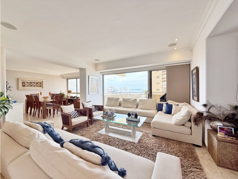 EN VENTA apartamento de 3 alcobas + estudio en MAKUIRA Bocagrande