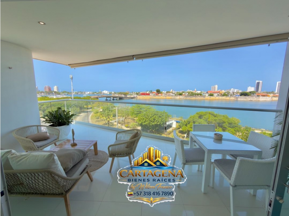 Apartamento En Venta, Edificio con Tremenda Vista, Manga, Cartagena — foto 2