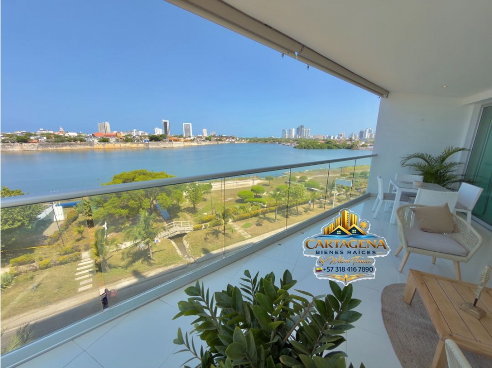 Apartamento En Venta, Edificio con Tremenda Vista, Manga, Cartagena — foto 3