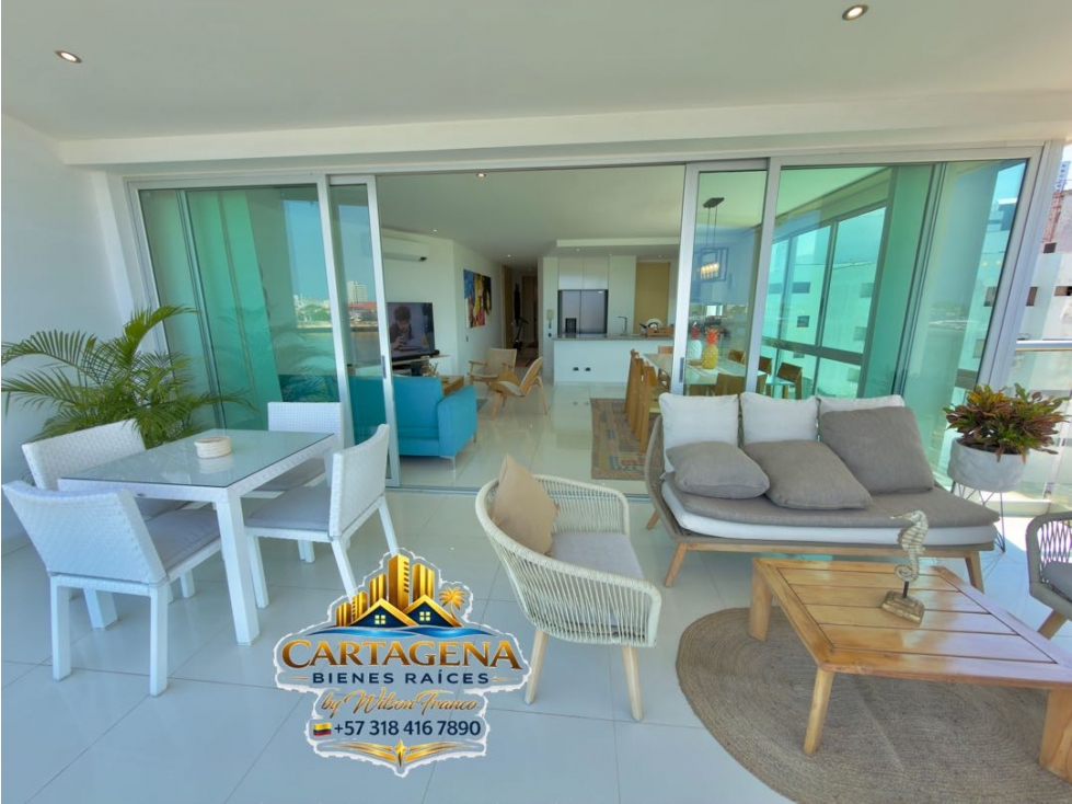 Apartamento En Venta, Edificio con Tremenda Vista, Manga, Cartagena — foto 5