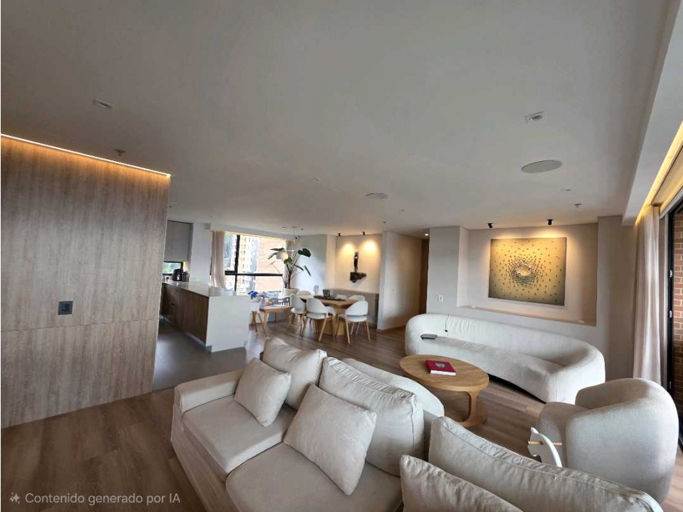 Apartamento en venta, El Poblado, parte alta, vista hermosa