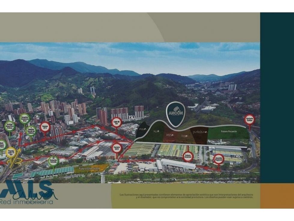 Apartamento en venta en Ancón Sur, Sabaneta