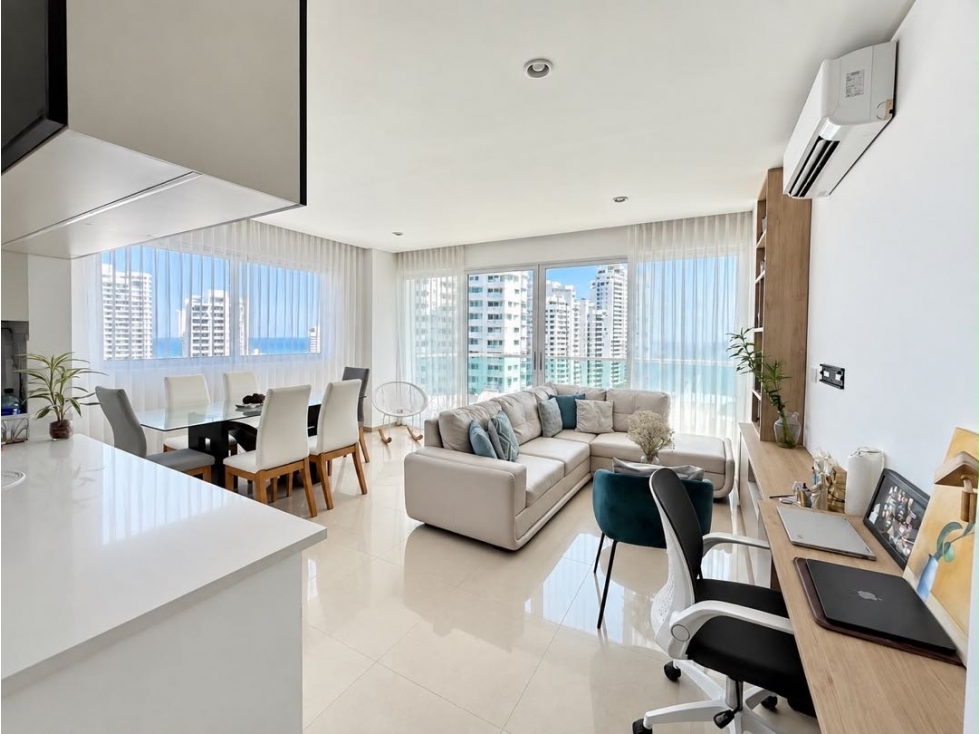 Apartamento en Venta en Castillogrande con Vista a la Bahía | 106 m² — foto 2