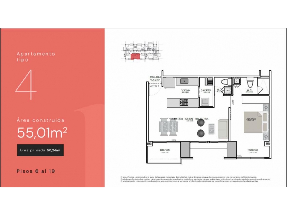 Apartamento en venta en el poblado en las palmas Medellín — foto 4