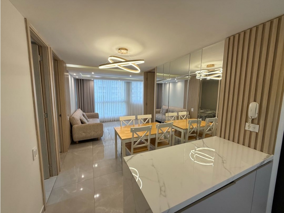 Apartamento AMOBLADO en venta para inversión en Miramar -Parte plana