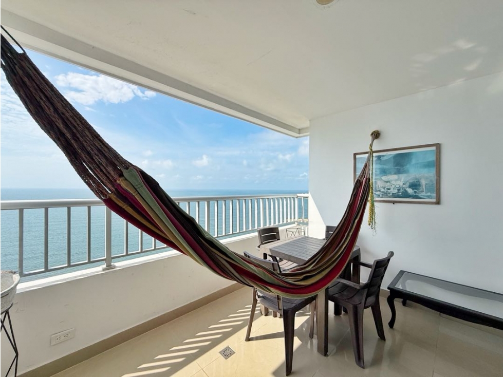 Apartamento en venta de 2 alcobas en Palmetto 1 en bocagrande
