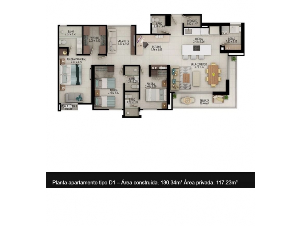 APARTAMENTO EN VENTA EN VALLE DEL LILI PISO 8 MIP cw9411621 — foto 3