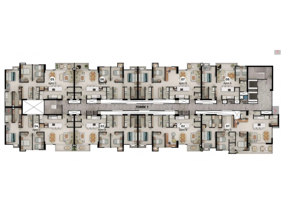 APARTAMENTO EN VENTA EN VALLE DEL LILI PISO 8 MIP cw9411621 — foto 4