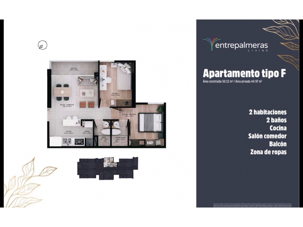 Apartamento en venta La Estrella sector Comfama en obra gris con vista — foto 2