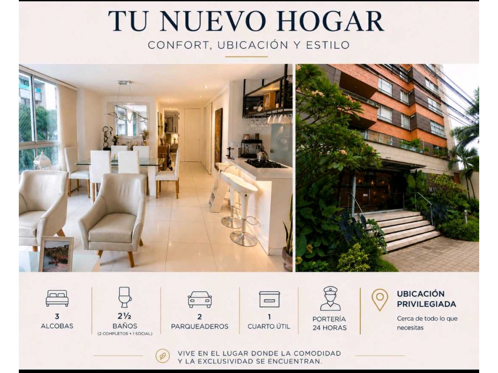 APARTAMENTO EN VENTA LAURELES (N)