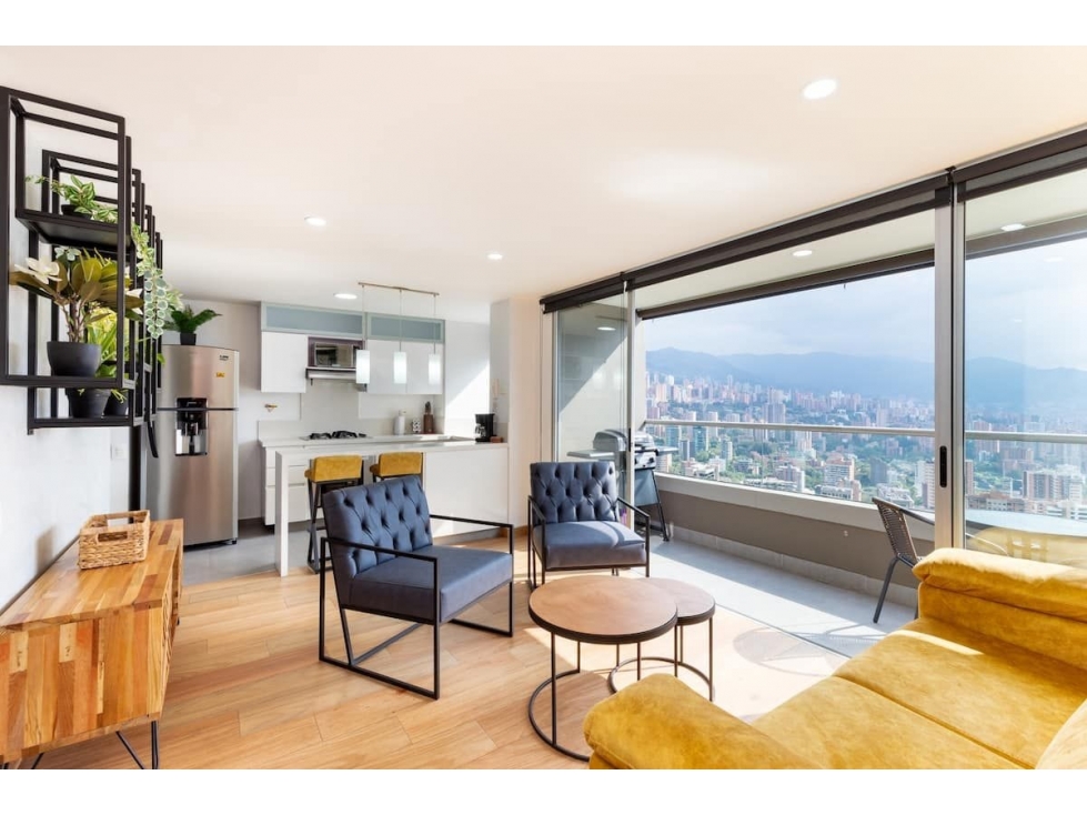 Apartamento en Venta Poblado av palmas con gran vista