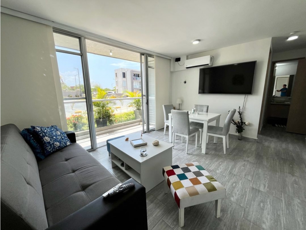 Apartamento en Venta Portelo Serena del Mar Amoblado Cartagena