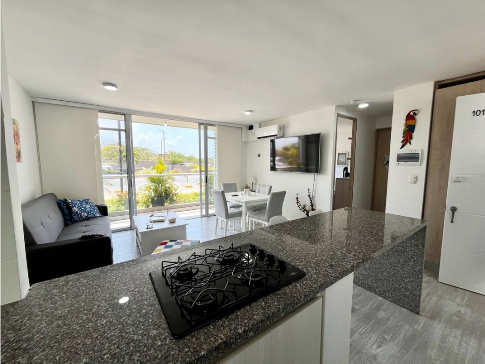 Apartamento en Venta Portelo Serena del Mar Amoblado Cartagena — foto 3