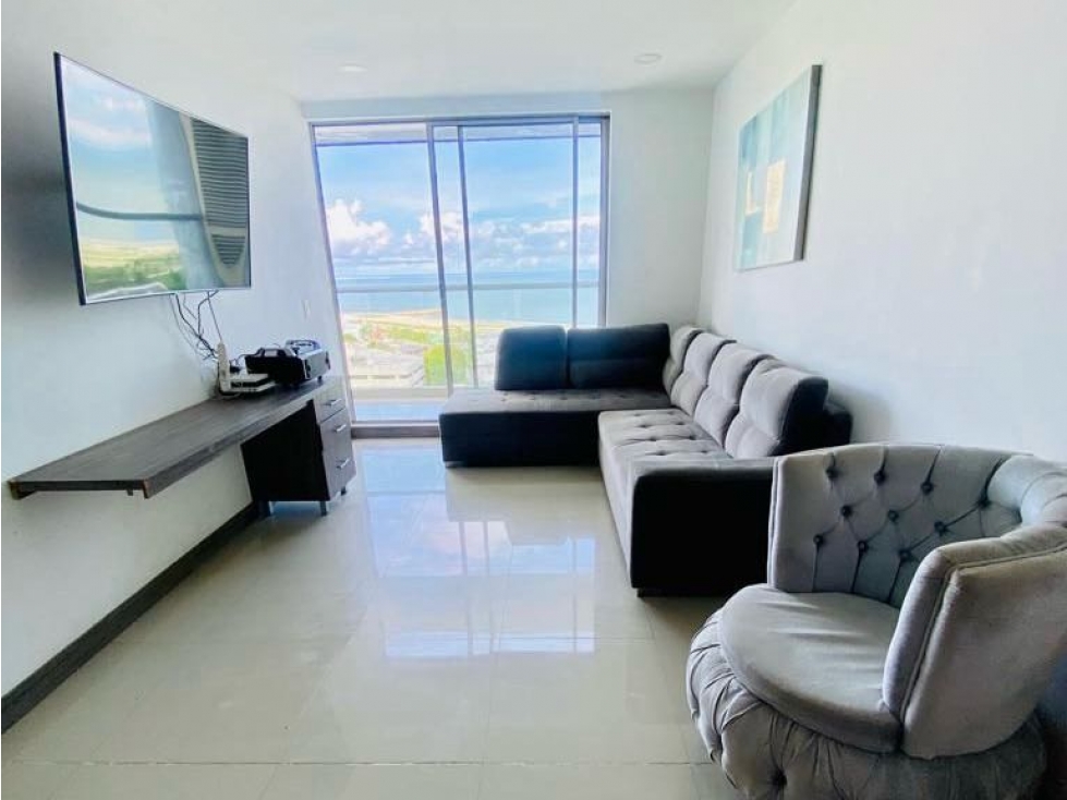 APARTAMENTO EN VENTA AMOBLADO PRAIA CRESPO CARTAGENA — foto 2