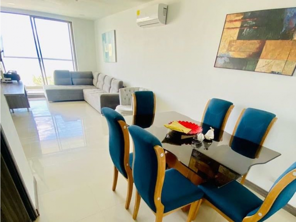 APARTAMENTO EN VENTA AMOBLADO PRAIA CRESPO CARTAGENA — foto 3